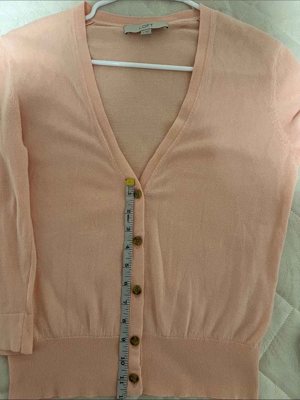 Ann Taylor LOFT Pastel Lightweight cardigan sweater - Picture 9 of 11